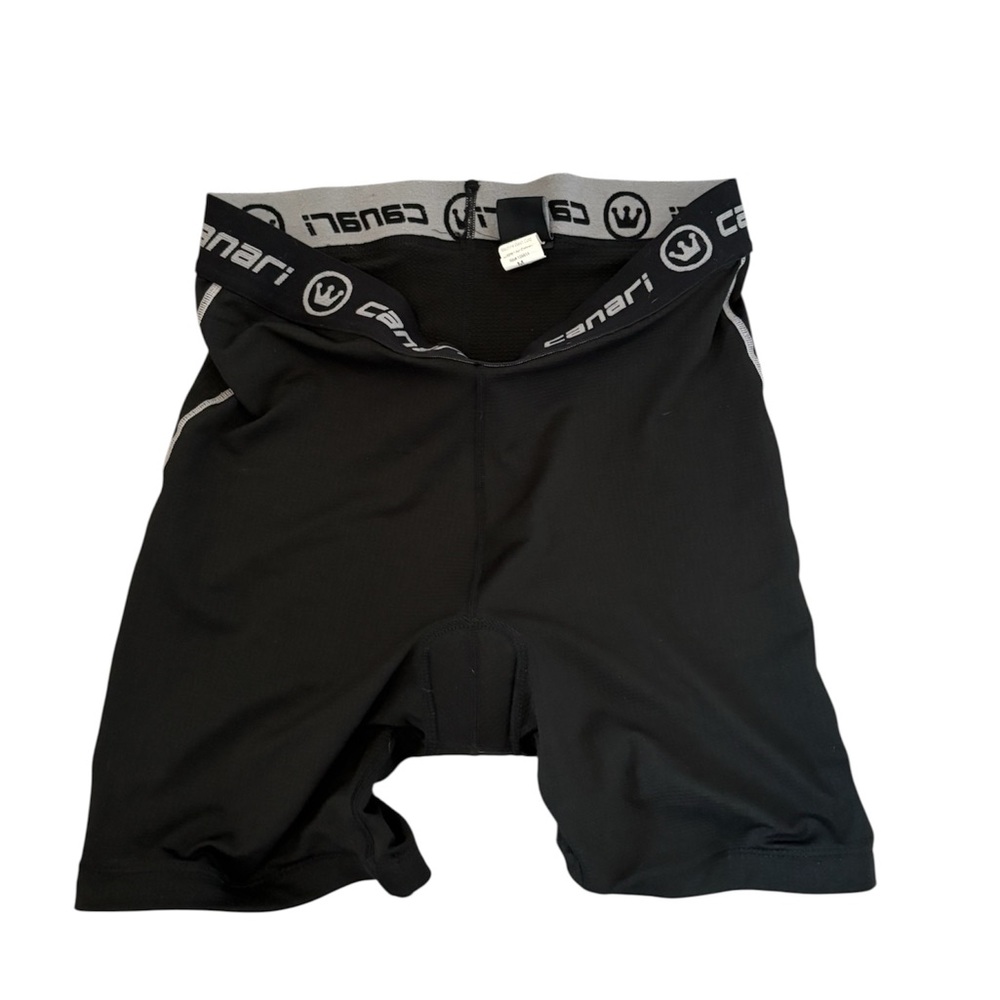 Canari Men's Black Bike Shorts With Padding
